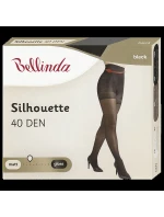 SILHOUETTE 40 DEN tvarovacie pančuchy bez zosilneného sedu - BELLINDA - čierna