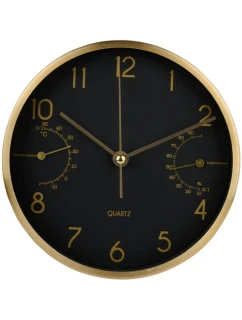 NÁSTENNÉ ALEBO STOLOVÉ HODINY 15X4CM ARTICASA ČIERNE