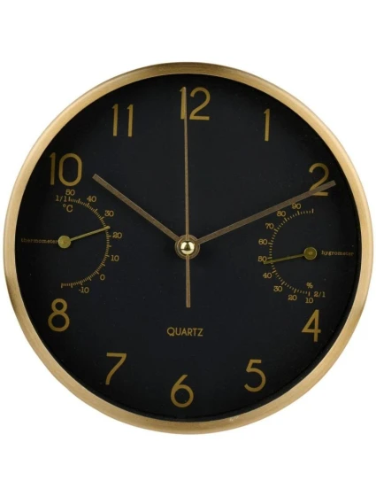 NÁSTENNÉ ALEBO STOLOVÉ HODINY 15X4CM ARTICASA ČIERNE