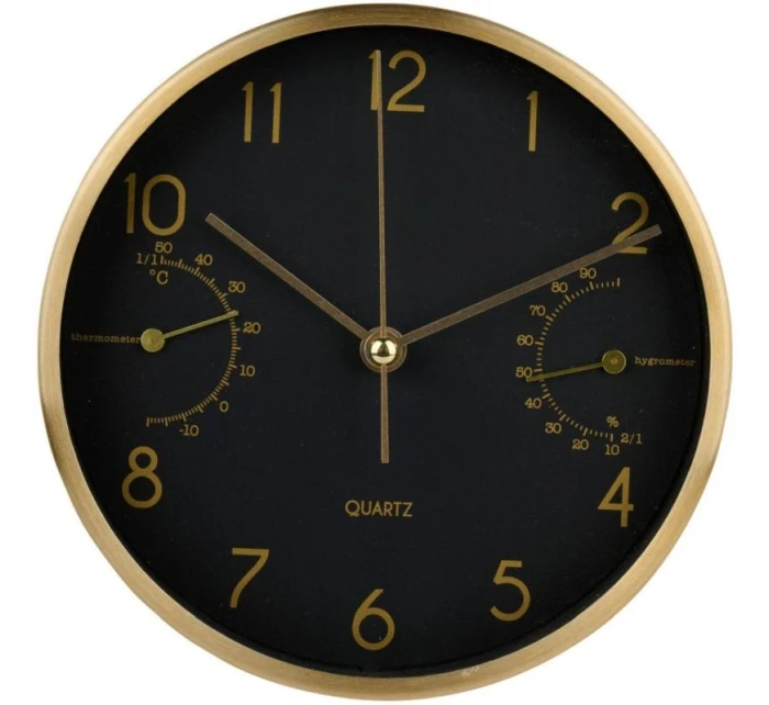 NÁSTENNÉ ALEBO STOLOVÉ HODINY 15X4CM ARTICASA ČIERNE