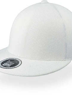 Atlantis Headwear Snap One 1-panelová čiapka „Snap One“ 33.0206 biela