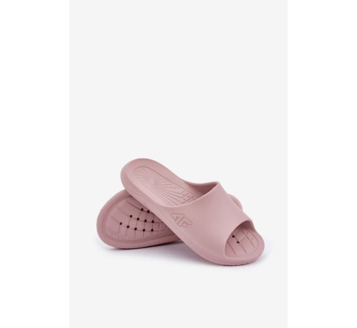 Damskie Klapki 4F 4FMM00FFLIF093A-56S Jasnoróżowe
