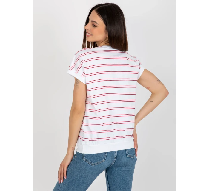 Blúzka RV BZ 8619.94 biela a červená