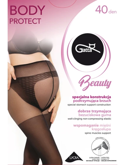 BODY PROTECT - Tehotenské pančuchové nohavice 40 DEN - GATTA