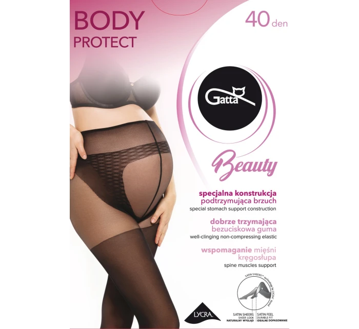 BODY PROTECT - Tehotenské pančuchové nohavice 40 DEN - GATTA