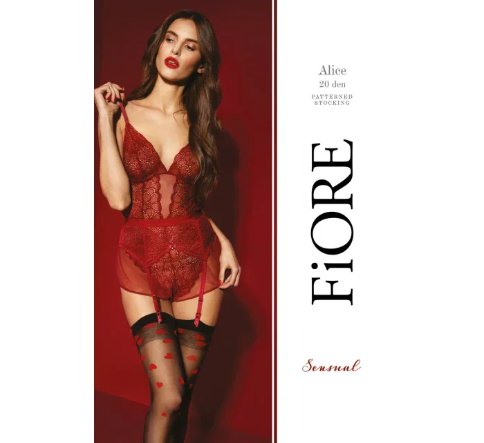 Dámske pančuchy k podväzkovému pásu ALICE 20 DEN Dámske pančuchy k podväzkovému pásu ALICE 20 DEN