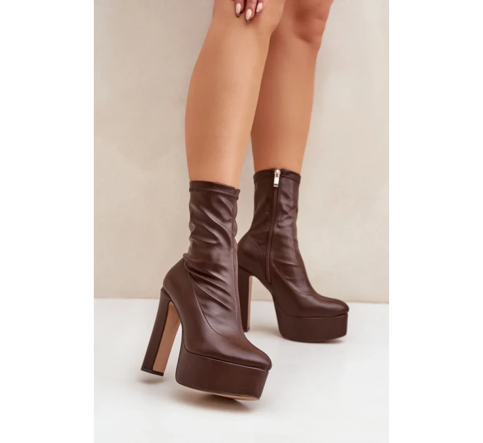 Topánky na podpätku model 204696 Step in style Topánky na podpätku model 204696 Step in style