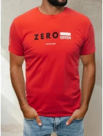 Pánské tričko s potiskem červené Dstreet model 21964124 - FashionStreet Pánské tričko s potiskem červené Dstreet model 21964124 - FashionStreet