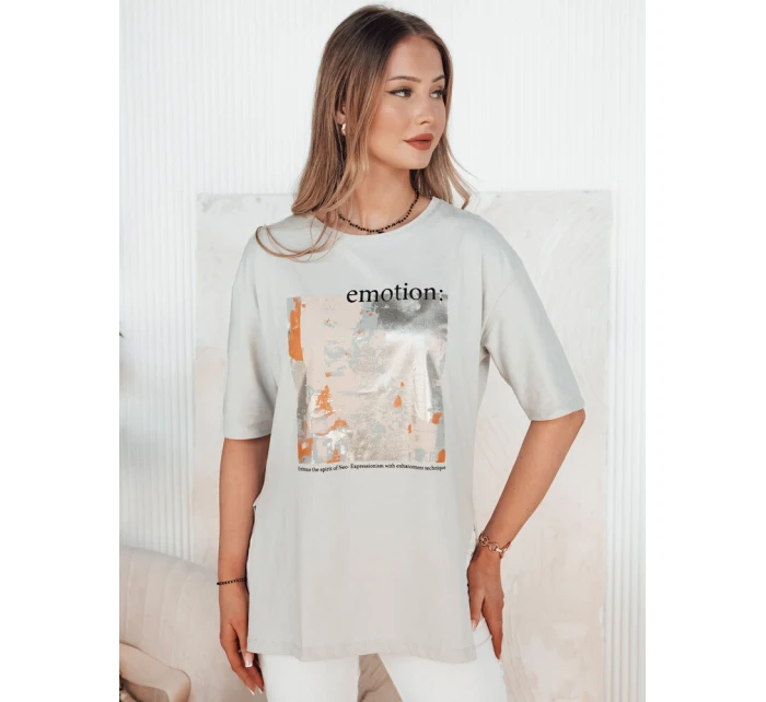 Dámské tričko šedé Dstreet model 21977105 - FashionStreet Dámské tričko šedé Dstreet model 21977105 - FashionStreet