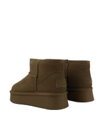 Solo Soprani Couture Hugh Platform olive SSW421P05 06 dámske kožené topánky