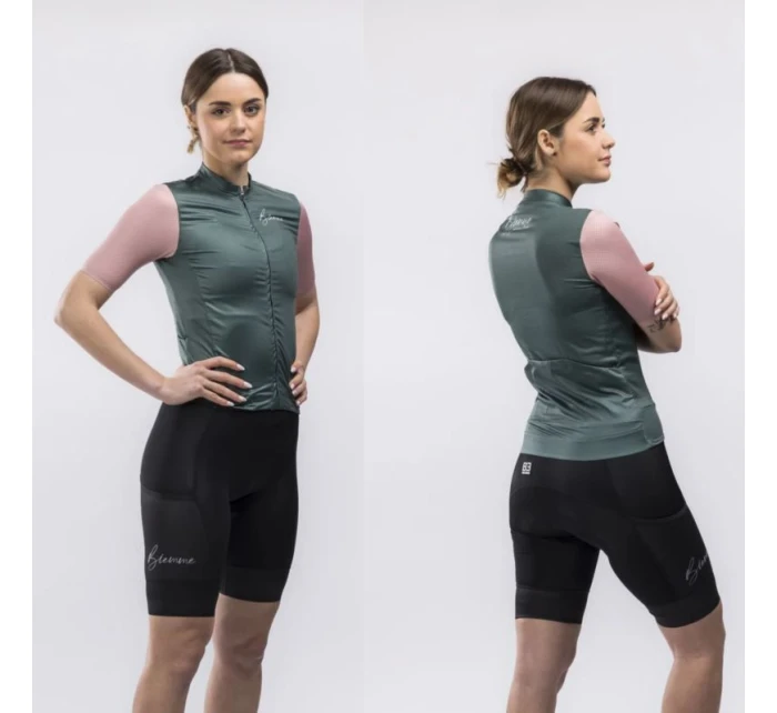 model 21850493 LADY košile zelená růžová S - Biemme