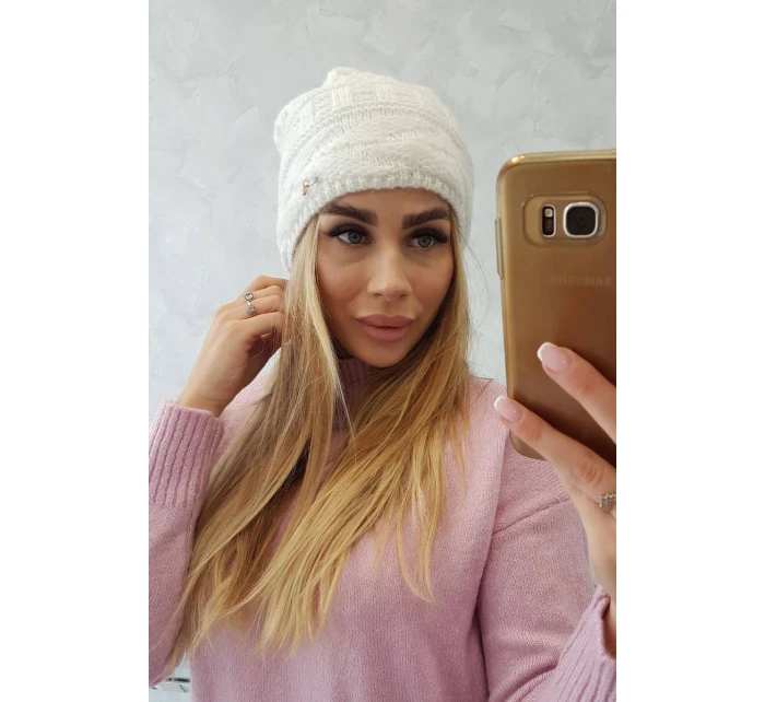 Fleecová čiapka Edyta K298 ecru Fleecová čiapka Edyta K298 ecru