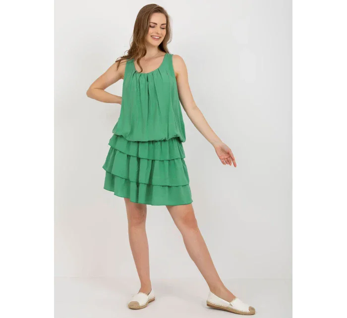 TW SK BI 8139 šaty.44 zelená TW SK BI 8139 šaty.44 zelená