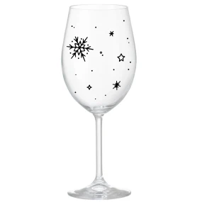 ZIMĚNKA - čirá sklenice na víno 350 ml