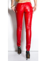 Sexy KouCla leatherlook-pants with pockets