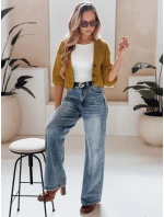 Dámský svetr hořčicové barvy Dstreet model 21967044 - FashionStreet
