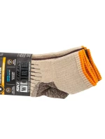 3ks Pánské pracovní ponožky model 21387770 Beige 4146 - Skechers