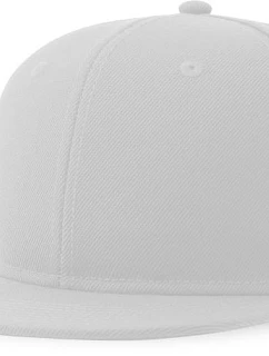 Atlantis Headwear Snap Back-S 6-panelová bejzbalová čiapka 33.0255 biela