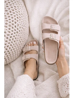 Dámské žabky Světle růžové Oliena