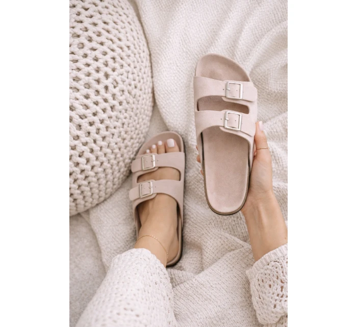 Dámské žabky Světle růžové Oliena