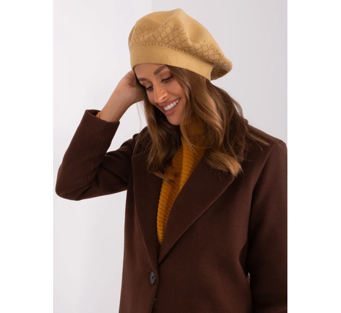 Czapka AT CZ model 18987483 camelowy - FPrice