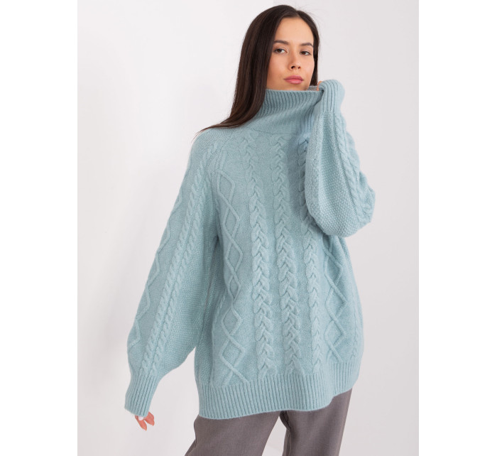 Sweter AT SW 2355 2.30X mietowy
