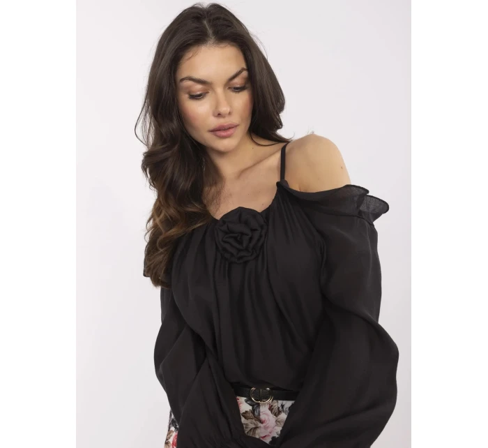 Blúzka MI BZ 26600.85 čierna Blúzka MI BZ 26600.85 čierna