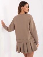 Šaty MI SK 3249.98 tmavo lila Šaty MI SK 3249.98 tmavo lila