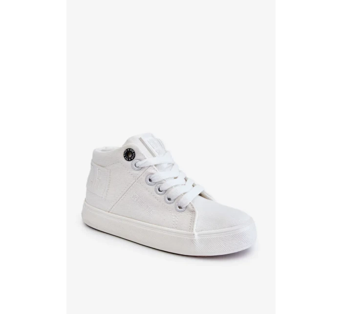 Dětské klasické vysoké tenisky Big Star LL374002 Bílá Dětské klasické vysoké tenisky Big Star LL374002 Bílá