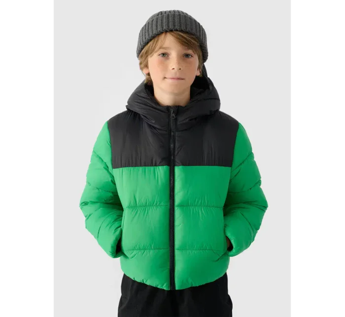 Chlapčenská páperová bunda 4F Chlapčenská páperová bunda 4F