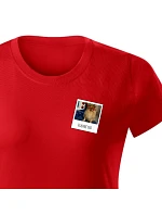 Personalizované dámske tričko s polaroidom