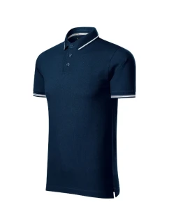 Dokonalá hladká polokošeľa pánska tmavomodrá