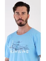 Pánske pyžamo bermudy Lietadlo