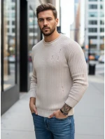 Pánský béžový svetr Dstreet model 21966904 - FashionStreet