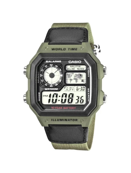 Pánske hodinky CASIO AE-1200WHB-3BVDF + BOX Pánske hodinky CASIO AE-1200WHB-3BVDF + BOX