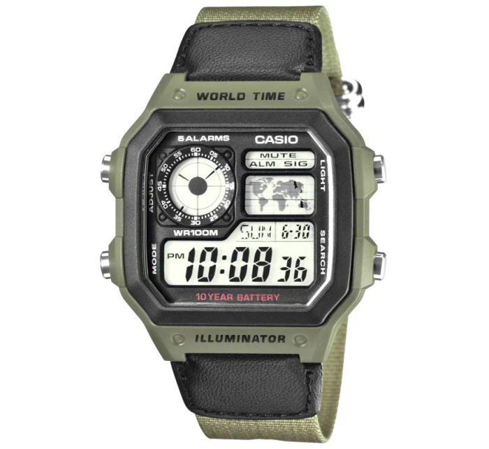 Pánske hodinky CASIO AE-1200WHB-3BVDF + BOX Pánske hodinky CASIO AE-1200WHB-3BVDF + BOX