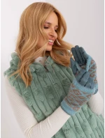 Rękawiczki AT RK model 19367698 mietowy - FPrice