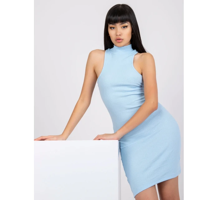 Šaty RV SK model 14841113 světle modrá - FPrice Šaty RV SK model 14841113 světle modrá - FPrice