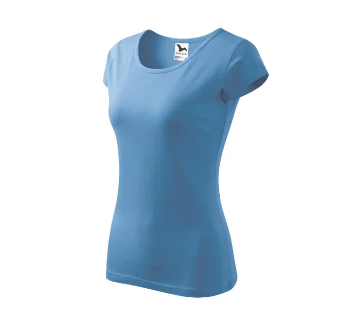 Čisté tričko dámske azúrovo modré