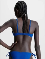 Dámska plavková podprsenka BIKINI KW0KW02041 C66 modrá - Calvin Klein