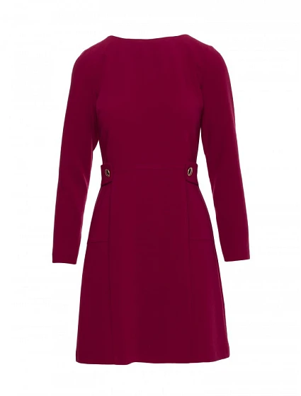 Dámské šaty model 21800741 Bordó - STYLOVE