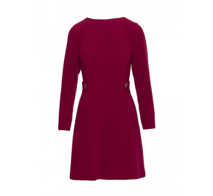 Dámske šaty S419 Bordeaux - Stylove Dámske šaty S419 Bordeaux - Stylove