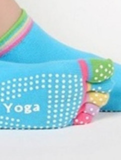 Prstové dámske ponožky na jogu - farebné