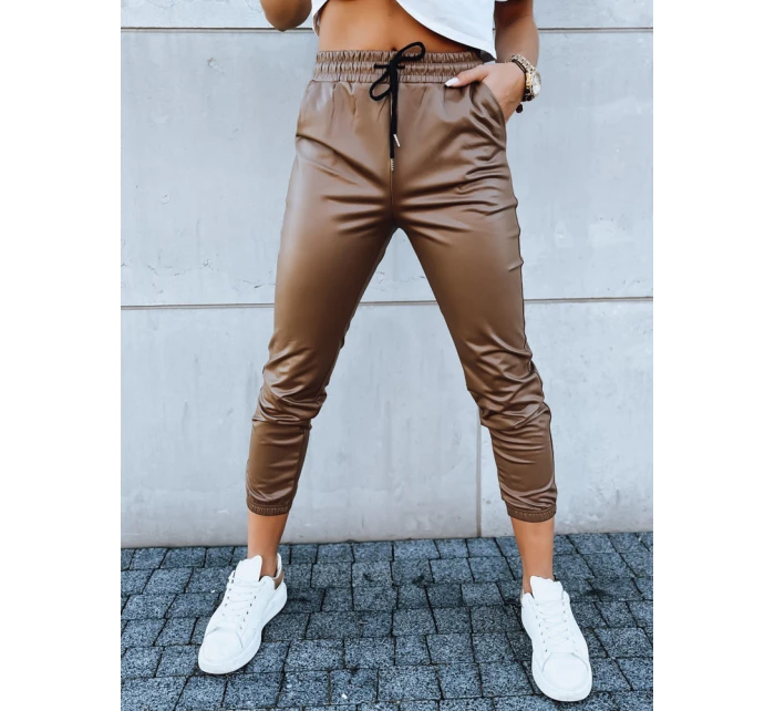Dámské voskované kalhoty camel model 21971269 - Dstreet