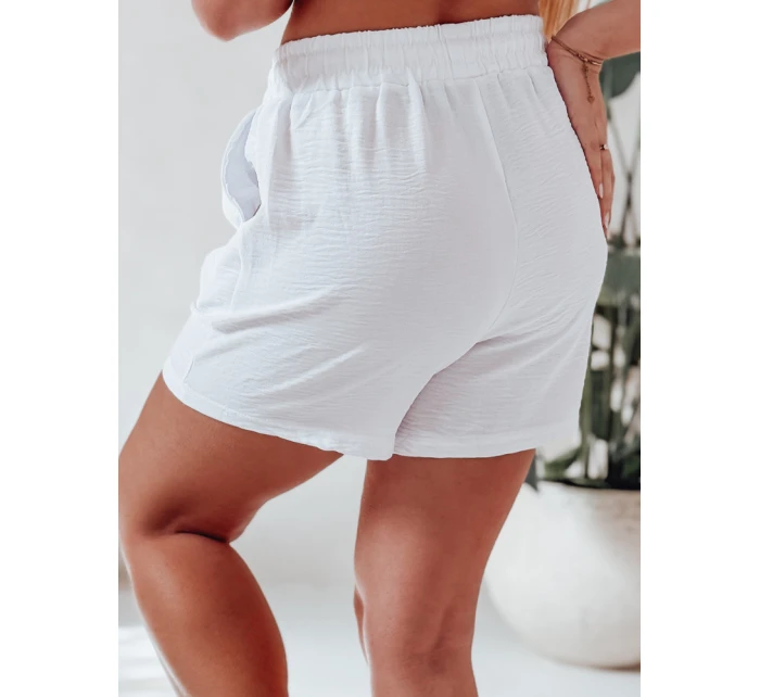 Dámske biele šortky HOT VIBE FashionStreet SY0444