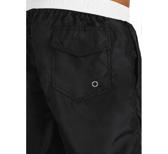 FashionStreet pánske čierno-biele šortky SX2513 FashionStreet pánske čierno-biele šortky SX2513