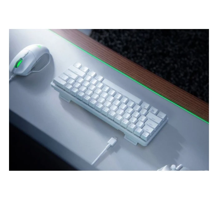 Mini Gaming USB QWERTY klávesnice American White model 21814009 - Razer