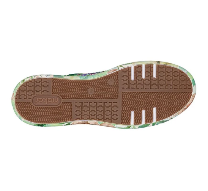 Dámské boty na platformě zelené model 21910646 - Rieker