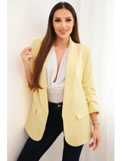 Elegantní sako s klopami model 21819279 - K-Fashion