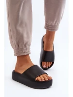 Dámské žabky na tlusté podrážce černé model 21649931 - Boto